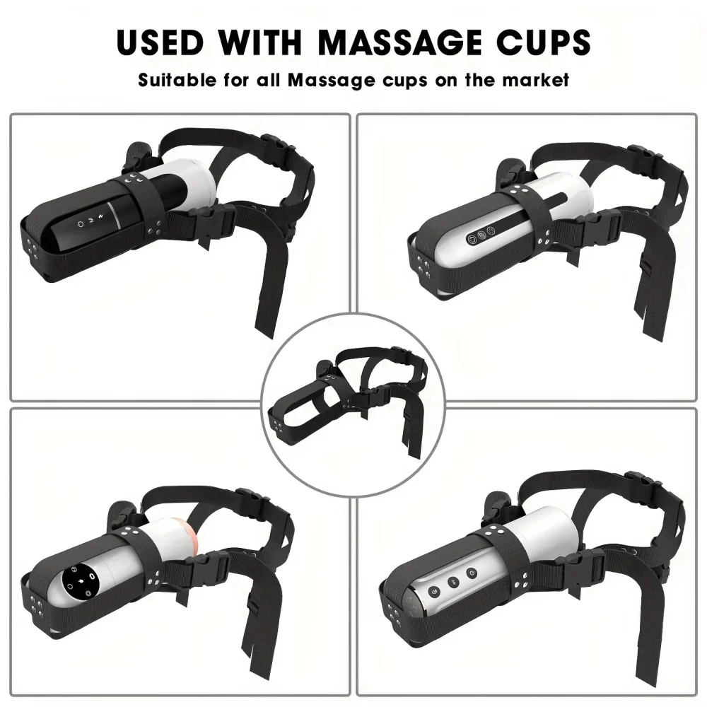 Adjustable Strap-on Automatic Male Masturbation Cup Wearable Sex Harness Male Hands Free Masturbator Sex Toys for Man - Image 3