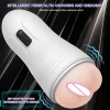 Automatic Masturbator Blowjob Cup Male Real Vagina Pocket Pussy Machine Oral Penis Masturbation Vibration Adult Sex Toy for Men