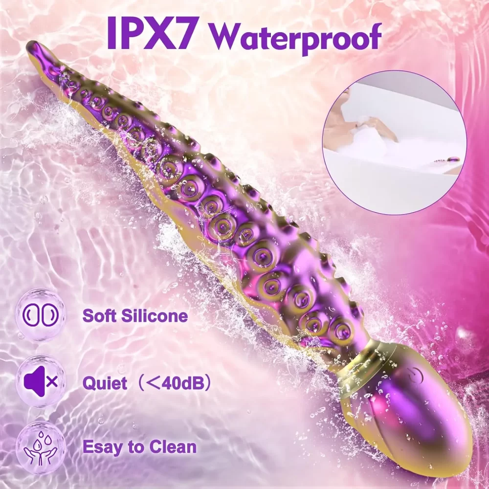 Vibrating Realistic Monster G-Spot Dildos Octopus Vibrator wit 10 Powerful Mode Adult Sex Toys for Women Anal Vagina Stimulation - Image 6