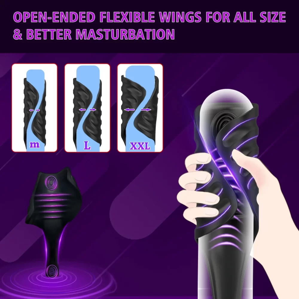 Adjustable Tapping Male Masturbator Man Automatic Penis Enlargement Erection Vibrator Trainer Stimulator Prostate Adult Sex Toys - Image 7