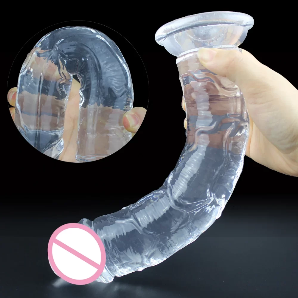 Cheap 5 Colors Small Transparent Dildo Suction Cup Jelly Dick Women Erotic Anal Sex Toys Soft Clitori Vaginal Masturbators Penis - Image 6