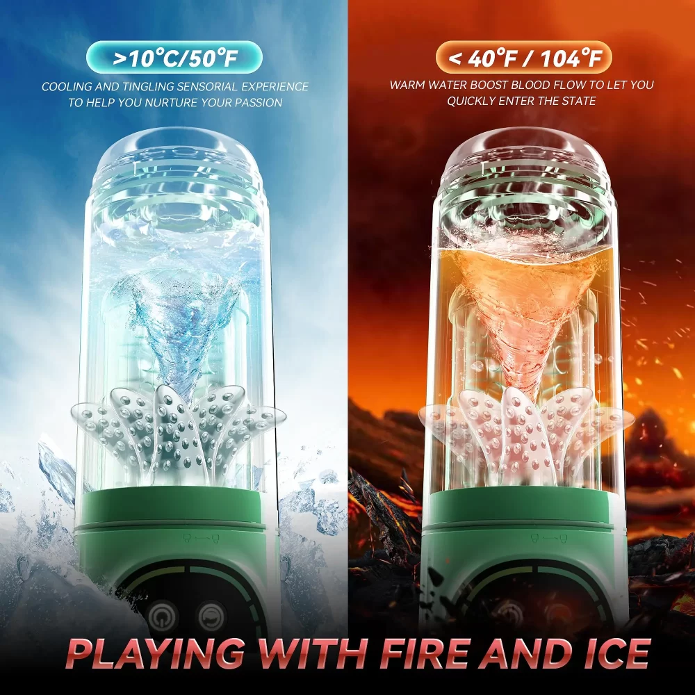 2024 Automatic Thrusting Rotation Male Masturbator Penis Pump Sucking Pocket Pussy Blowjob Machine Sex Toys with LED Display - Image 7
