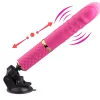 Beginner Automatic Telescopic Dildo Vibrator With Suction Cup G Spot Orgasm Massager Anal Plug Stimulator Sex Toy for Women