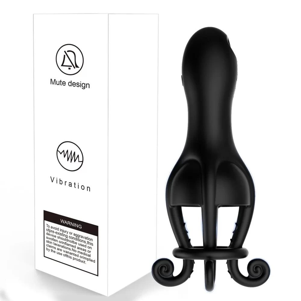 Sex Toys for Men Rechargeable Penis Massager with 10 Vibrators Male Masturbator Delay Lasting Glans Trainer Men's Glans Vibrator - Image 14
